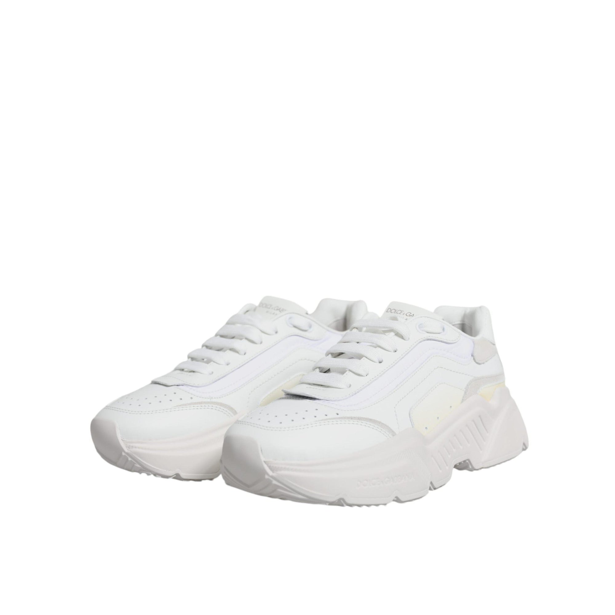 Dolce & Gabbana White Daymaster Low Top Sneakers Shoes