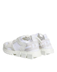 Dolce & Gabbana White Mesh Sorrento Trekking Sneakers Shoes