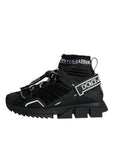 Dolce & Gabbana Black Sorrento Socks Logo Sneakers Shoes