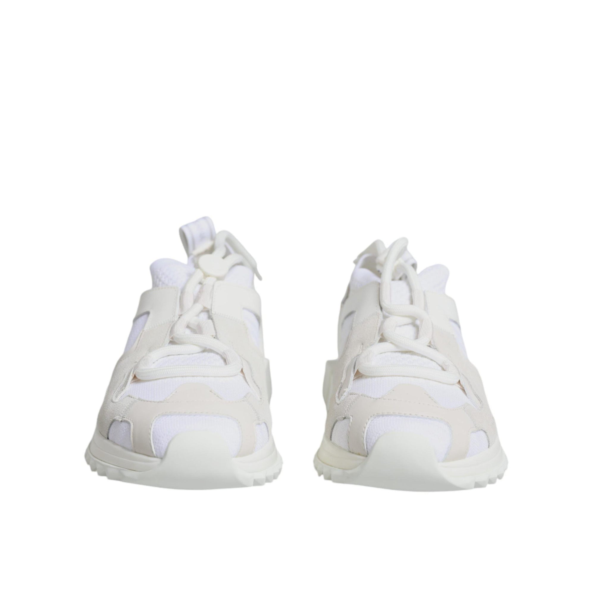 Dolce & Gabbana White Mesh Sorrento Trekking Sneakers Shoes