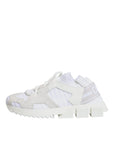 Dolce & Gabbana White Mesh Sorrento Trekking Sneakers Shoes