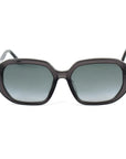 Jimmy Choo Black Haircalf Sunglasses