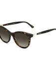 Jimmy Choo Brown Haircalf Sunglasses