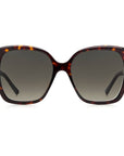 Jimmy Choo Brown Haircalf Sunglasses