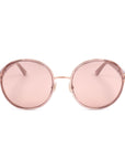 Jimmy Choo Gold Metal Sunglasses