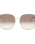 Jimmy Choo Gray Metal Sunglasses