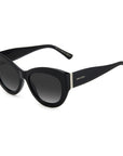 Jimmy Choo Black Haircalf Sunglasses