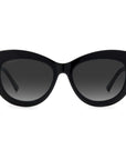 Jimmy Choo Black Haircalf Sunglasses