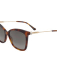 Jimmy Choo Brown Metal Sunglasses