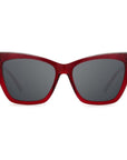 Jimmy Choo Red Haircalf Sunglasses