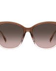 Jimmy Choo Brown Haircalf Sunglasses