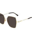 Jimmy Choo Gold Metal Sunglasses
