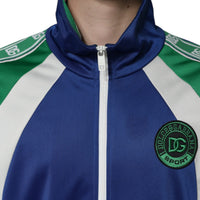Dolce & Gabbana Multicolor Polyester Full Zip Bomber Jacket