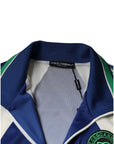 Dolce & Gabbana Multicolor Polyester Full Zip Bomber Jacket