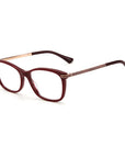 Jimmy Choo Burgundy Acetate Frames