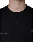 Dolce & Gabbana Black Logo Print CrewNeck Sweatshirt Sweater