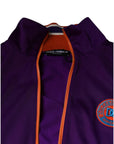 Dolce & Gabbana Purple Polyester Full Zip Long Sleeve Sweater