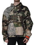 Dolce & Gabbana Multicolor Camouflage Hooded Sweatshirt Sweater