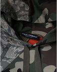 Dolce & Gabbana Multicolor Camouflage Hooded Sweatshirt Sweater