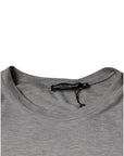 Dolce & Gabbana Gray Logo Print Crewneck Short Sleeve T-shirt