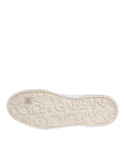 Dolce & Gabbana White Blue Perforated Low Top Sneakers Shoes