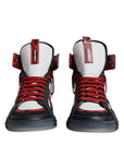 Dolce & Gabbana Multicolor Leather High Top Sneakers Shoes