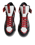 Dolce & Gabbana Multicolor Leather High Top Sneakers Shoes