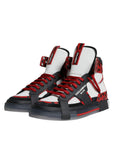 Dolce & Gabbana Multicolor Leather High Top Sneakers Shoes