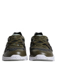 Dolce & Gabbana Multicolor Canvas Leather Low Top Sneaker Shoes