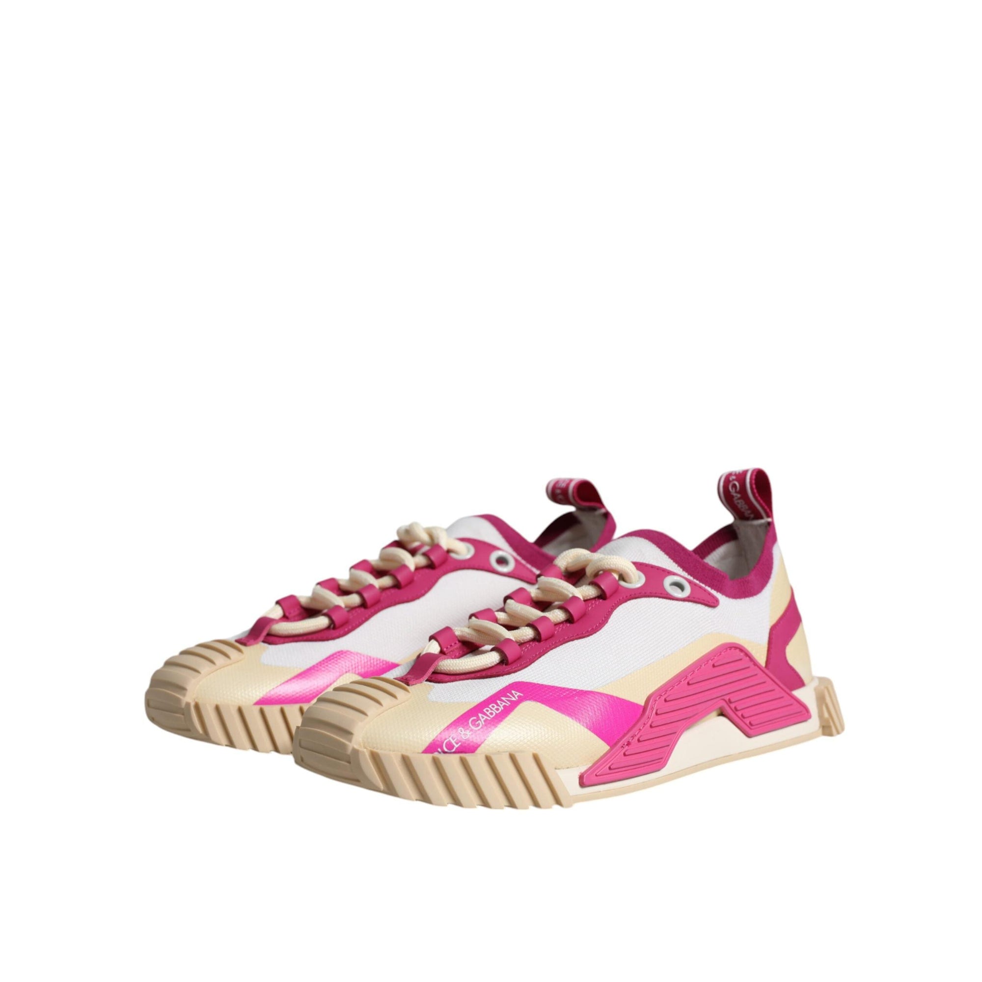 Dolce & Gabbana Multicolor NS1 Lace Up Low Top Sneaker Shoes