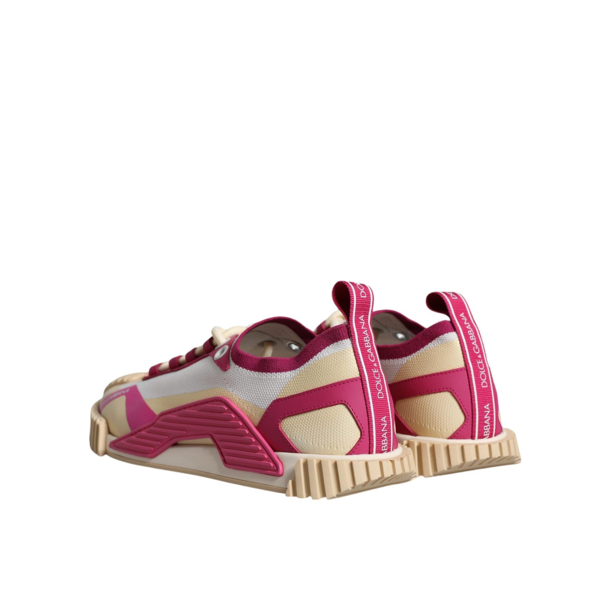 Dolce & Gabbana Multicolor NS1 Lace Up Low Top Sneaker Shoes