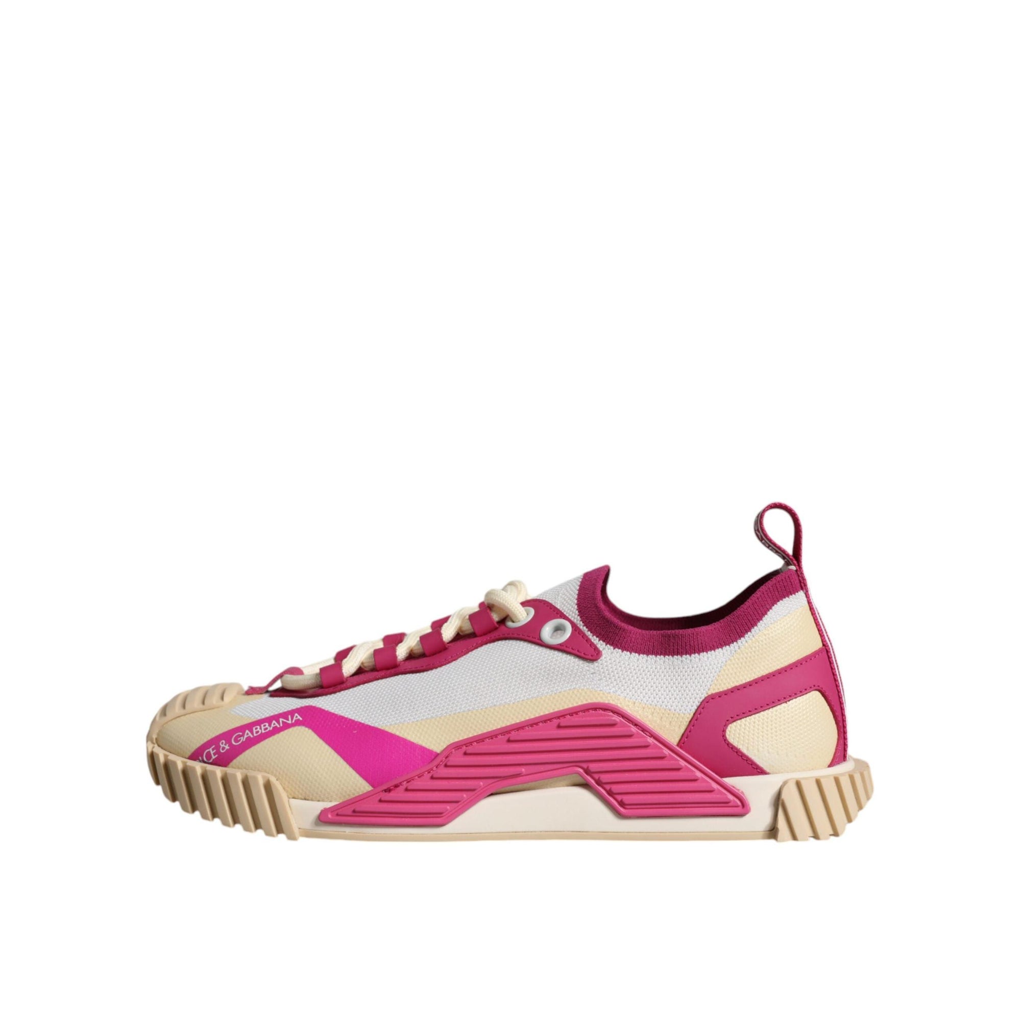Dolce & Gabbana Multicolor NS1 Lace Up Low Top Sneaker Shoes