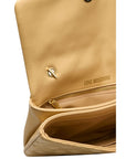 Love Moschino Gold Polyethylene Women Crossbody Bag