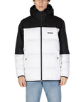 Hugo Boss White Recycled Polyester Jacket