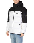 Hugo Boss White Recycled Polyester Jacket