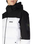 Hugo Boss White Recycled Polyester Jacket