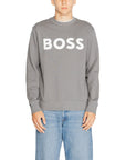 Hugo Boss Gray Cotton Sweater
