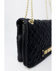 Love Moschino Gold Polyethylene Handbag