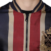 Dolce & Gabbana Multicolor #DGMillennials Full Zip Men Bomber Jacket
