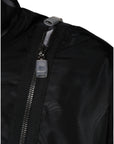 Dolce & Gabbana Black Nylon Full Zip Men Bomber Jacket
