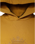 Dolce & Gabbana Mustard DG Hooded Men Sweatshirt Sweater