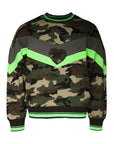 Dolce & Gabbana Multicolor Camouflage Sweatshirt Sweater