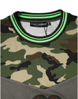 Dolce & Gabbana Multicolor Camouflage Sweatshirt Sweater