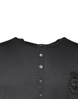 Dolce & Gabbana Gray Crown Bee Embroidery Pullover Sweater