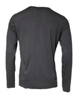 Dolce & Gabbana Gray Crown Bee Embroidery Pullover Sweater