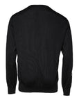 Dolce & Gabbana Black Cashmere Crew Neck Pullover Sweater