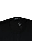 Dolce & Gabbana Black Cashmere Crew Neck Pullover Sweater