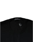 Dolce & Gabbana Black Cashmere Crew Neck Pullover Sweater