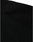 Dolce & Gabbana Black Cashmere Crew Neck Pullover Sweater