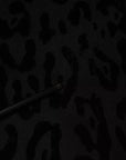 Dolce & Gabbana Black Leopard Cotton Hooded Full Zip Sweater